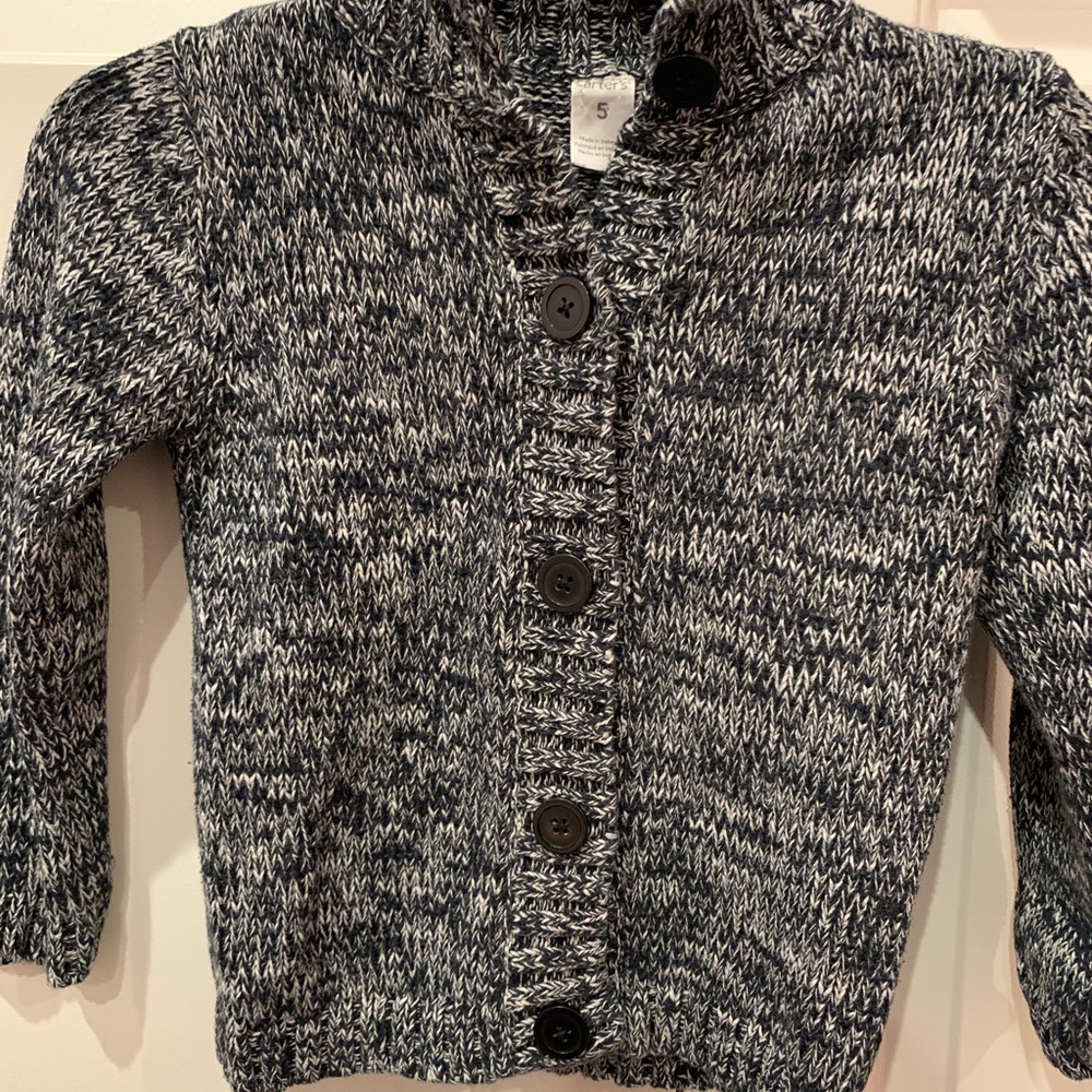Button down sweater
